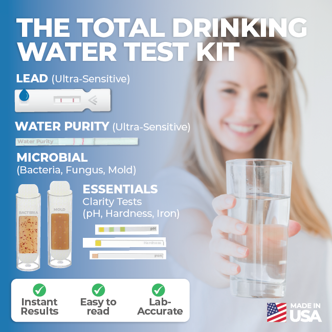 Total Drinking Water Test Kit USA Made | Detekt Home Detekt Rapid Tests Total Drinking Water Test Kit USA Made | Detekt Home Detekt Rapid Tests
