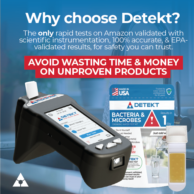 Total Drinking Water Test Kit USA Made | Detekt Home Detekt Rapid Tests Total Drinking Water Test Kit USA Made | Detekt Home Detekt Rapid Tests