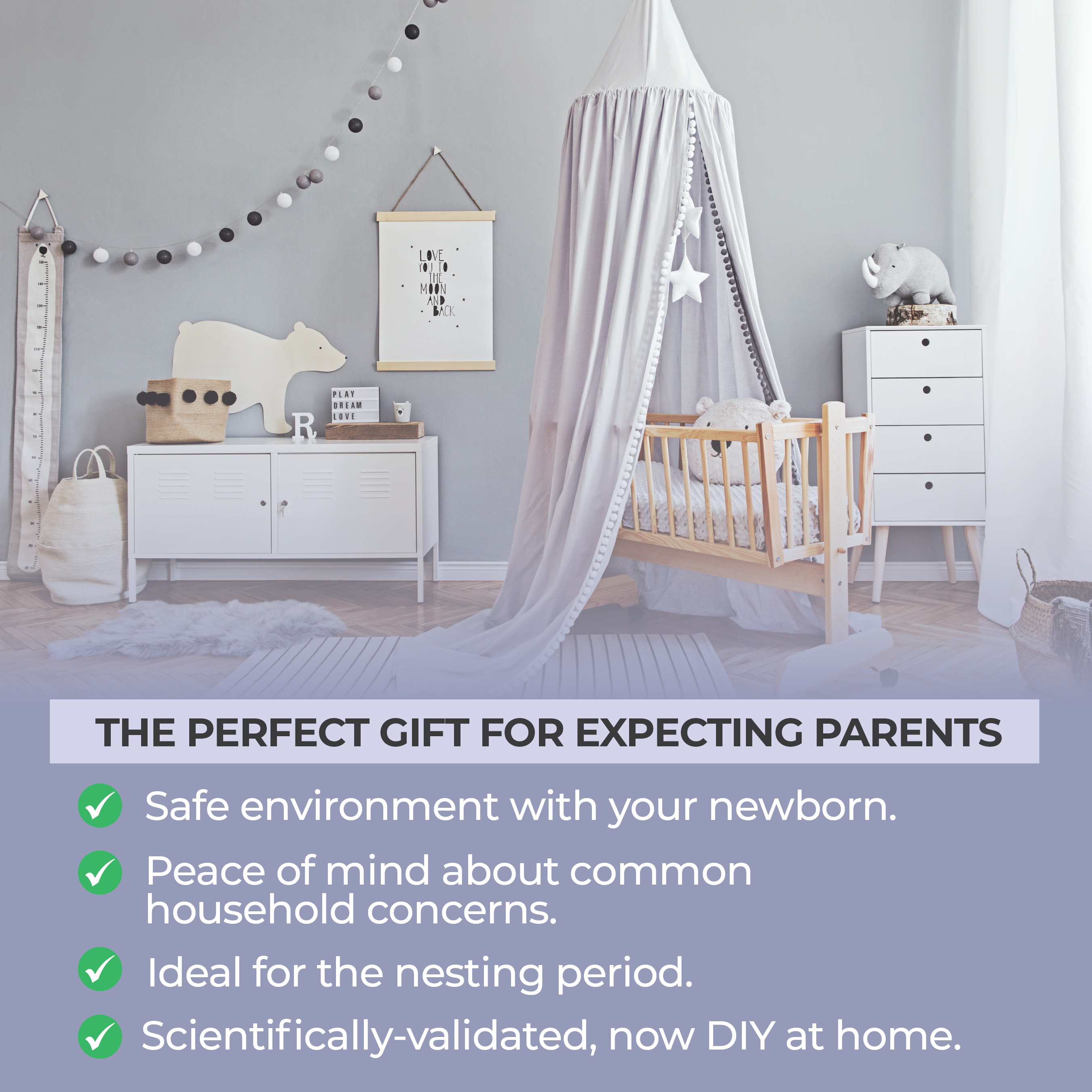 Nursery Prep Kit for Expecting Parents – Test Air, Water, Surfaces – Mom-Approved for Peace of Mind